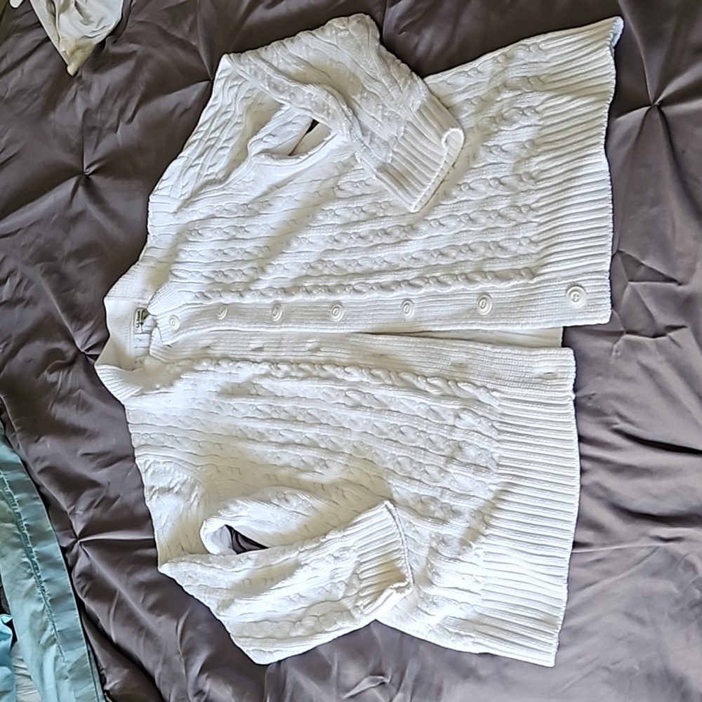 L.L.Bean cable sweater